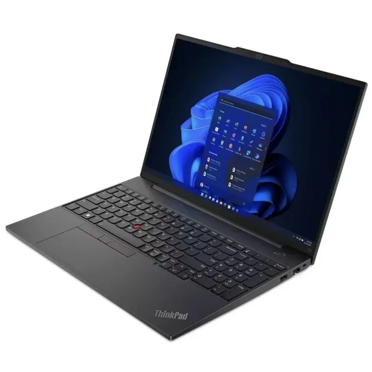 Lenovo ThinkPad E16 Business Laptop with AMD Ryzen 5 7535HS, 16GB RAM, 512GB SSD, 16″ WUXGA IPS Display, Wi-Fi 6, Backlit Keyboard, Lightweight Design, Windows 11 Pro